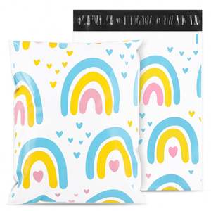 Poly <b>Mailers</b> 10x13 12x15 14x19 Black White Shipping Bags for Clothes Apparel Custom Printed Logo Bulk Wholesale Cheap - Product Image 5