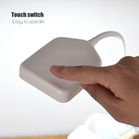 Lampe de table LED TIANHUA en gros, OEM, veilleuse, 3 niveaux de luminosité réglables, pour étude et lecture, contrôle tactile USB, CRI élevé 86.6, mobile