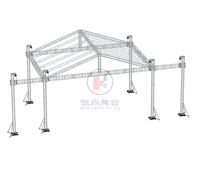 Bloque de Soporte de Aluminio para Estructura de Truss, Caja de Soporte para Iluminación de Eventos, Bloque de Soporte para Truss de DJ, para Sistema de Truss de Techo de Torre