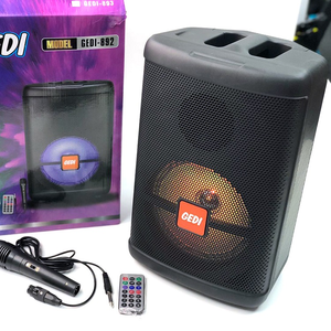 New Arrival 8 Inch Active Sound Box <strong>Mini</strong> <strong>Dj</strong> Kara pa <strong>System</strong> <strong>Speaker</strong> Outdoor Subwoofer Box with Microphone - Product Image 1