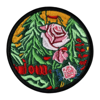 Patch brodé personnalisé à thermocoller/coudre, applique décorative DIY pour vêtements, chapeaux, sacs, pour meilleurs amis