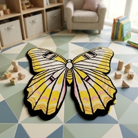Tapis d'intérieur Kaili modernes, fabriqués à la machine, 100% laine, 6 pieds, antidérapants, adaptés aux animaux domestiques, résistants aux taches