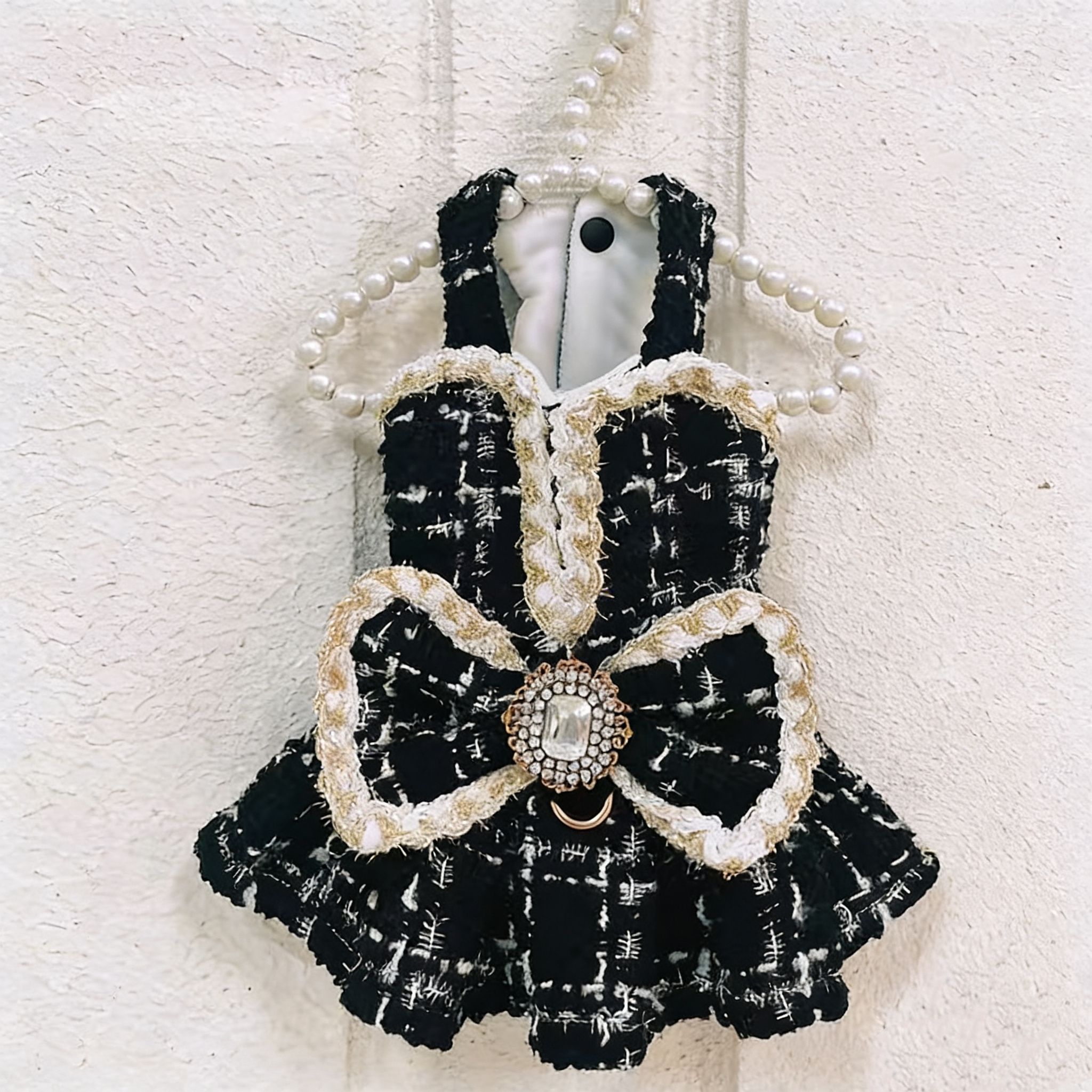 Top stretch noir avec doublure polaire