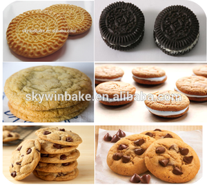 Línea de máquina para hacer galletas duras y blandas hechas a medida Skywin consiste en máquina formadora de mezclador de masa y saludo de horno para hornear - Product Image 6