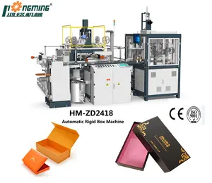 Máquina de fabricação de caixa rígida automática para caixa de jóias HM-ZD2418