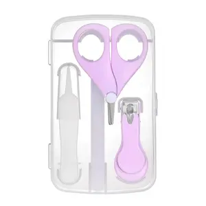 Kit d'art d'ongle jetable 4 pièces ensemble de manucure en gros salon de manucure professionnel Mini kit jetable de pédicure de salon de spa