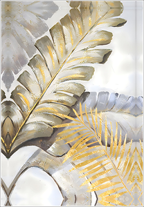 Decoración de pared de lona con diseño de margaritas de lujo, hermosa pintura floral para decoración elegante del hogar y espacios elegantes - Product Image 1