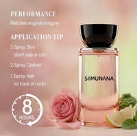 SIIMUNANA Vrouwenparfum Langdurige geur 8 uur 100ml Frisse Bloemige Fruitgeur Spray voor Dagelijks Gebruik, Dates en Feesten