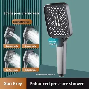 Large <strong>Square</strong> Pressurized <strong>Shower</strong> <strong>Head</strong> with Hose Set Modern and Simple Design Rain <strong>Shower</strong> for Bathing and Hotel Use - Product Image 4