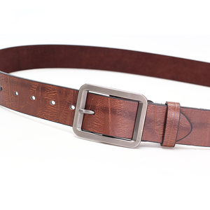 Fábrica Por Atacado Mens Fivelas Reversíveis Pin Girando Fivela Pin PU Jens Ledar Cinto Negócios Lazer Pin Buckle <span class=keywords><strong>Belt</strong></span> - Product Image 5