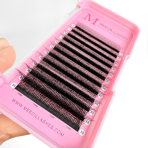 Ciglia a Doppia Punta 5DW Preformate Automatiche con Effetto Fioritura, Ciglia W 0.07mm Mix Tray <span class=keywords><strong>C</strong></span> D Curl Opache - Product Image 5