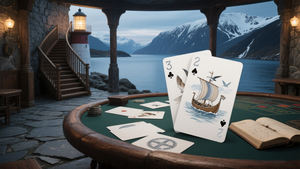 Cartes à jouer à l'atmosphère mystérieuse sereine exsudant l'allure énigmatique pour explorer l'inconnu pour des occasions carte personnalisée - Product Image 3