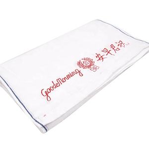 12PCS/6PCS Serviettes de toilette blanches / TUALA SELAMAT PAGI / Serviettes de toilette Bon matin pour MALAISIE SINGAPOUR - Product Image 4