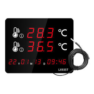 Termômetro <span class=keywords><strong>digital</strong></span> industrial profissional LX935T-A com sonda dupla LCD de alta precisão para uso comercial Home Indoor ao ar livre - Product Image 1