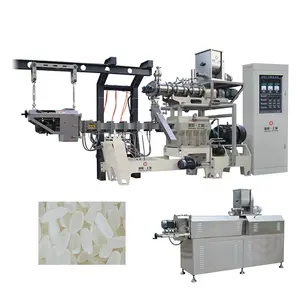 Extrusora de arroz artificial multifuncional, línea de producción, máquina de fabricación de arroz