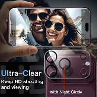Pack 5-en-1 : Coque de téléphone mate antichoc avec 2 protections d'écran en verre trempé HD pour objectif d'appareil photo pour iPhone 17, 18, 16 Plus, Pro Max
