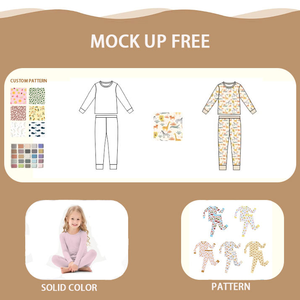 Set Pigiama in Bambù Personalizzato dal Produttore, Maniche Lunghe per Ragazzi e Ragazze, Tutine per Neonati, Pigiami per Uomini e Donne, Pigiami Coordinati per Famiglia - Product Image 6