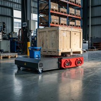 Chariot à roulettes électrique autopropulsé Teuyn 20T-60T 750W 48V avec télécommande pour magasins de vêtements et transport de marchandises, garantie 1 an