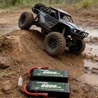 Batterie LiPo Lithium-Ion 2200mAh 22.2V 6S à décharge rapide 30C/60C pour Drone FPV, Avion RC, Hélicoptère, Bateau, Voiture