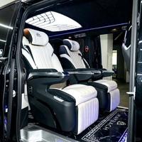 Kit de conversion intérieur complet pour Mercedes Classe V W447, avec canapé-lit plat 180, siège capitaine, table à plateau et plafonnier - Fabricant