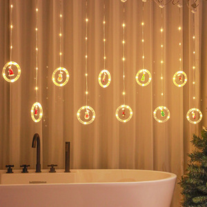 Guirlande lumineuse LED de Noël la plus vendue, avec pendentifs de dessins animés, cordon en PVC, étanche, alimentée par USB, IP42, luminosité réglable - Product Image 3