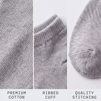 Chaussettes courtes en coton personnalisées, respirantes et de qualité supérieure, invisibles, pour hommes et femmes, avec emballage cadeau, chaussettes décontractées pour tous les jours