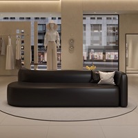 Conjunto de Sofás de Cuero de Doble Cara, Modernos, Cómodos y Duraderos, con Esponja de Alta Densidad, para Uso Comercial en Oficinas, Hoteles y Hospitales