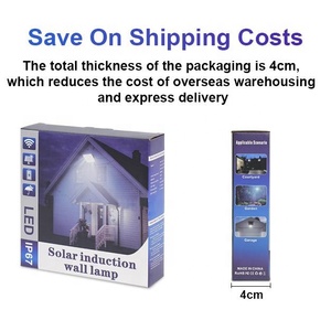 Đèn pha năng lượng mặt trời chất lượng cao 3000-5000 lumen, đèn an ninh gắn tường ngoài trời với cảm biến chuyển động - Product Image 3