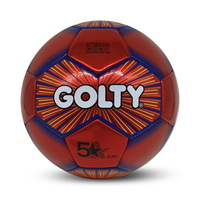 GOLTY SM-1016 Taille 5 Poids 400-450G et Circonférence 680-700MM avec motif de pneu en mousse PVC cousu à la machine pour football
