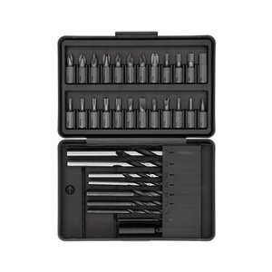 Pour perceuse intelligente sans fil <span class=keywords><strong>Mijia</strong></span>, jeu de 24 embouts, 8 embouts de perçage, mode pulsé, affichage intelligent, acier inoxydable, batterie 2000 mAh - Product Image 2