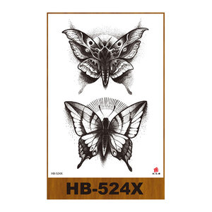 Venta al por mayor colorido tigre león banjo muerte calavera CMYK impresión tatuaje pegatinas transferencia de agua impermeable tatuaje temporal para hombres - Product Image 3