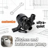 Pompe Submersible 12V/24V pour Toilettes Intelligentes et Sanitaires - Basse Pression, Silencieuse, OEM Personnalisable