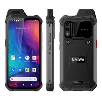 Téléphone robuste UNIWA W888 4G 6,3 pouces 4 Go + 64 Go Android 11 Mediatek MT6765 Helio P35 Octa Core Connectivité LTE Téléphone portable LED