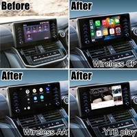 Caja Inalámbrica Android Auto y CarPlay para Toyota Land Cruiser LC300 VX GX GR de 9 Pulgadas 2022, Interfaz de Video por Lsailt