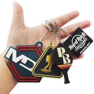 No Minimum Custom 2D and 3D Rubber Soft Keychain with <b>Key</b> <b>Ring</b> Promotional PVC Gift with Custom Logo for Carabiners & Keychains - Product Image 6