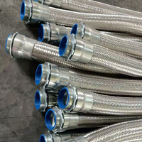 Maßgefertigter Edelstahl-Schlauch Kabelschutz Flexibles Rohr SS Geflochtenes Metallkabelschutzrohr