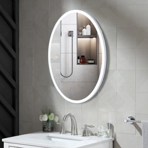Pantalla de espejo <span class=keywords><strong>Led</strong></span>, luces de respaldo de hierro blanco, espejo <span class=keywords><strong>Led</strong></span>, espejo de pared para Baño - Product Image 2