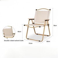 Chaise pliante rectangulaire d'extérieur en alliage d'aluminium, chaise portable pour plage, pique-nique, camping, pêche et marché.