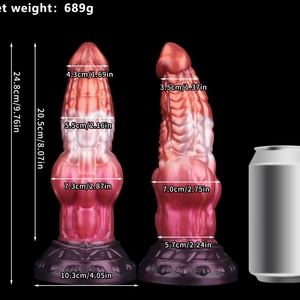 Fantasy Knot <b>Dildo</b> Sex Toy, Monster Prostate Anal Toys with Suction Cup, Silicone Alien Animal G-spot for Prostate Massage - Product Image 3