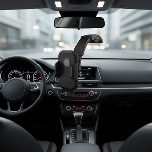 Support de téléphone pour voiture Kakusiga, ventouse pour tableau de bord, hauteur réglable, support universel flexible pour l'intérieur de la voiture, utilisation mains libres - Product Image 2