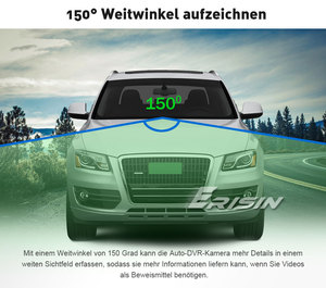 EU kho erisin es650k xe USB DVR Vòng ghi âm 1080P HD USB Dash Cam với trình điều khiển hỗ trợ hỗ trợ <span class=keywords><strong>Android</strong></span> 8.0 trở lên - Product Image 4