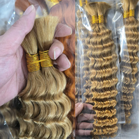 Mèches de Cheveux Humains Vierges Ondulées Profondes Bouclées pour Tresses Boho en Vrac Sans Trame – Styles Ondulé Naturel et Birman