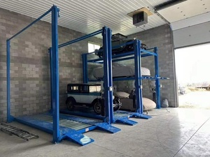 Equipo de estacionamiento Hidráulico Cuatro postes Triple <span class=keywords><strong>Car</strong></span> Stacker <span class=keywords><strong>Lifter</strong></span> - Product Image 3