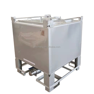 <span class=keywords><strong>ETECH</strong></span> Réservoir fourre-tout IBC en acier inoxydable pour transport de produits chimiques de 275 gallons et 1000 litres avec approbation de l'ONU - Product Image 5
