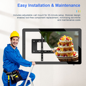 ป้ายเมนูดิจิทัลระบบ <span class=keywords><strong>Windows</strong></span> Android ขนาด 43 นิ้ว รุ่น RK3568 2+32G จอแสดงผลโฆษณาดิจิทัลแบบตั้งพื้นสำหรับโรงเรียน ผนังโรงเรียน ปั๊มน้ำมัน - Product Image 3