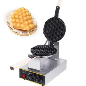 Hot sell double plate bubble waffle maker mobil waffle maker for sale