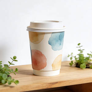 Vasos de Papel Desechables para Café con Logotipo Personalizado, Resistentes al Calor, Reciclables, para Llevar - Product Image 4