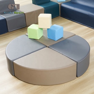 Jeu de blocs de <span class=keywords><strong>construction</strong></span>, jouet en mousse pour enfants, pièces d'assemblage souple et d'escalade, chenilles, pour tout-petits et pré-épilation, supermarché - Product Image 6
