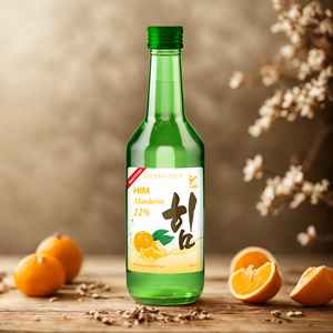 Soju de haute qualité coréenne traditionnelle boisson aromatisée fruits prêt boisson bouteille emballage en gros Vietnam fabricant - Product Image 3