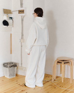 Conjunto de Sudadera con Capucha y Pantalones Deportivos para Mujer, Transpirable, de Poliéster/Algodón, Estampado, Dos Piezas, Informal, para Otoño e Invierno, Suministro de Fábrica - Product Image 4